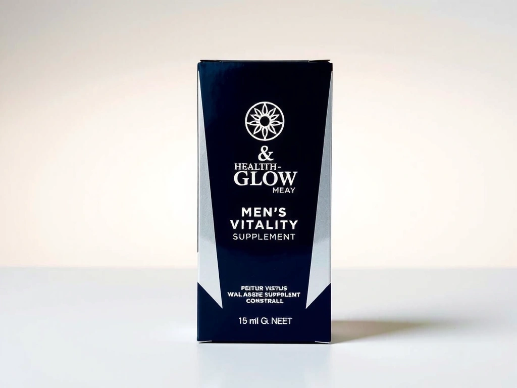 Healthandglowhungarycz & Glow Men's Vitality Supplement packaging